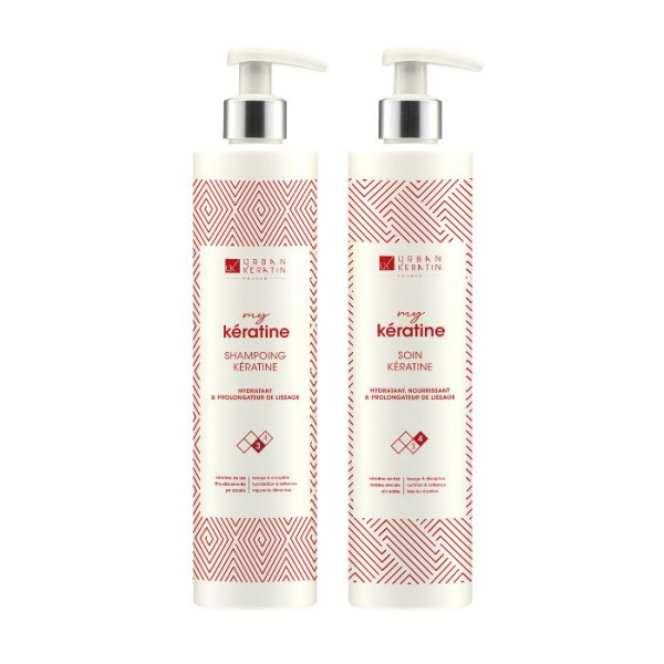 Duo shampooing et soin kératine Urban Keratin