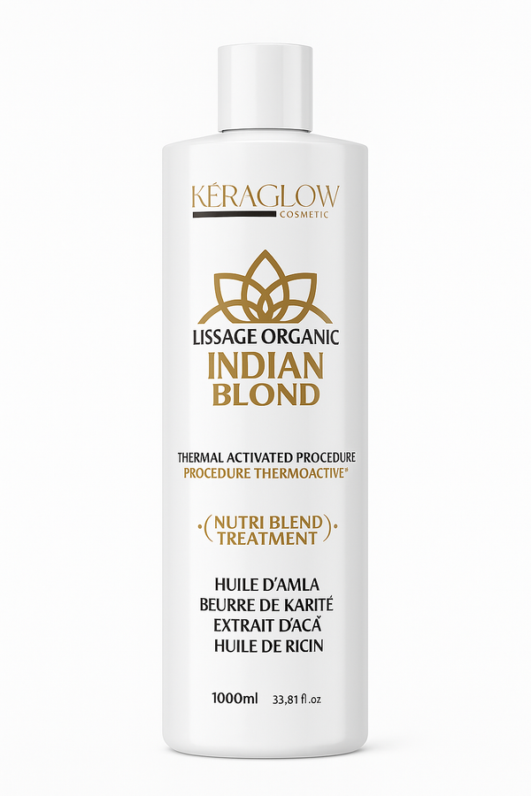 Lissage Indien - KeraGlow - INDIAN GLOW 1L + 500ml de shampoing OFFERT