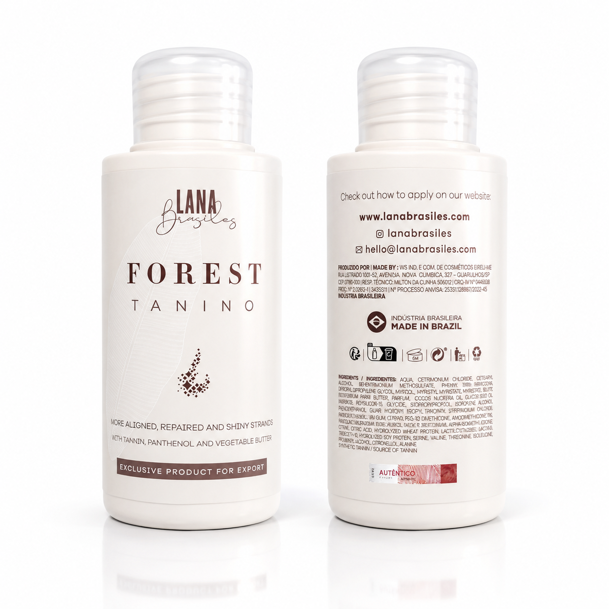 Lissage Tanin Naturel Forest Tanino - Lana Brasiles 100ml