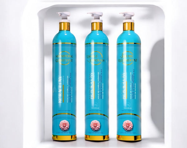 KERAGLOW - Lissage Japonais 3 produits