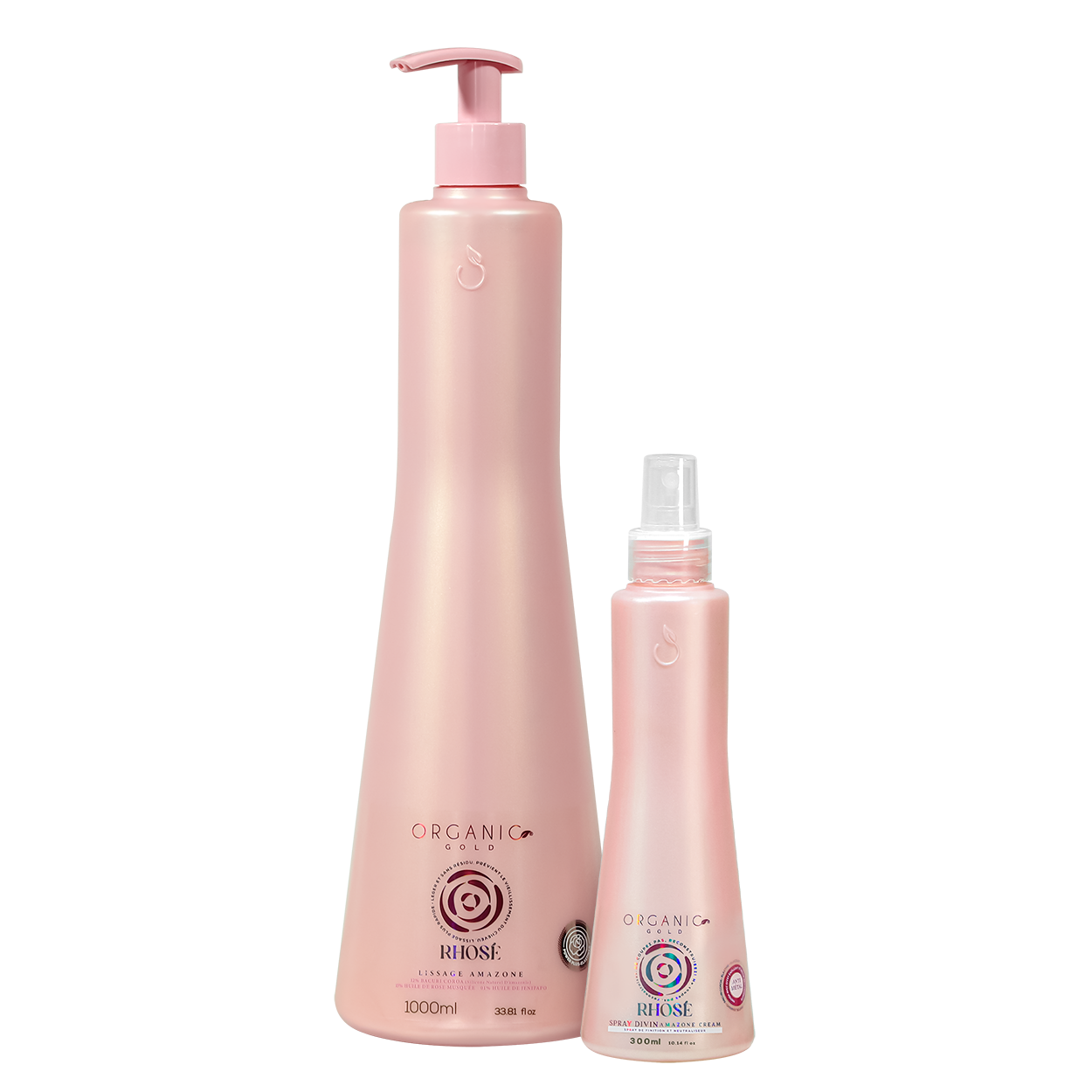 Lissage Amazone Rhosé organic gold 1L + SPRAY DIVIN CREAM 300ml