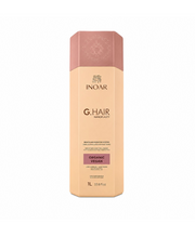Inoar G.Hair Nanoplasty Organic Vegan 1L — Lissage Brésilien Kératine Vegan, Low Chemical & Less Smoke