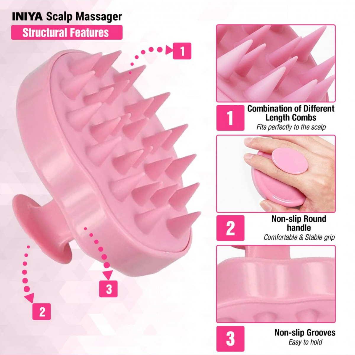 Iniya Brosse Massante détails
