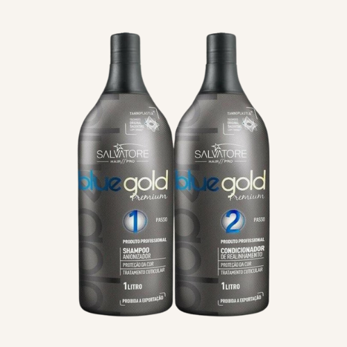 Kit Lissage Tanin salvatore Blue Gold Premium taninopmasthie