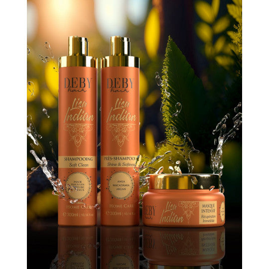Kit Entretien Lissage Indien Lisa Indian – Deby Hair 3x300 ml