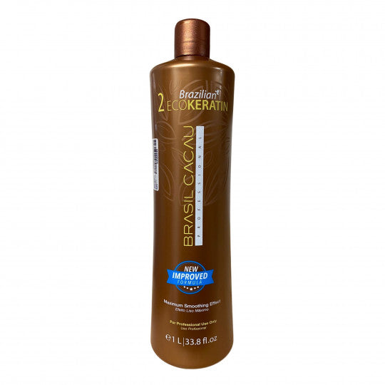 Lissage brésilien Ecokeratin N° 2 Brasil Cacau Cadiveu 1 L
