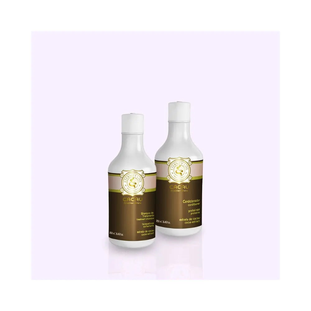 MINI KIT : ETERNITY' LISS | Brazilian Shine Cacau | Lissage Brésilien - 2x250ml Lissage Expert
