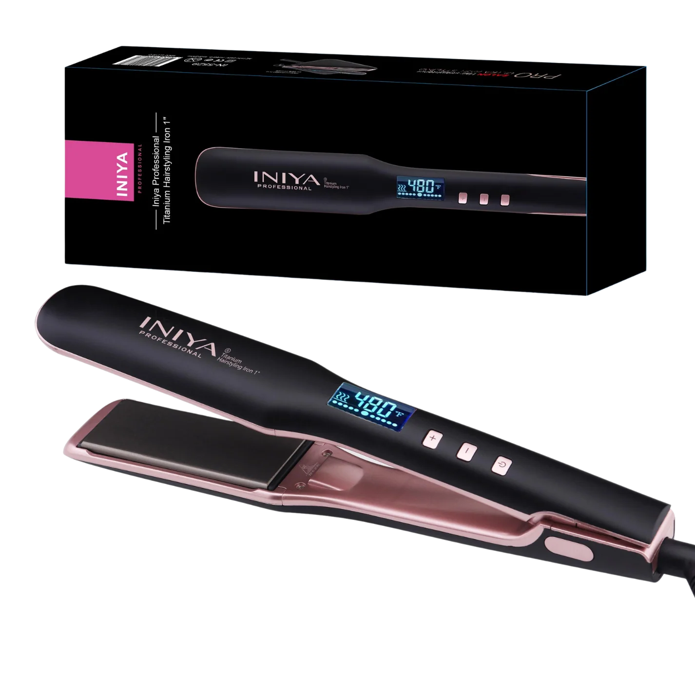 Lisseur Professionnel Titanium 250°C Iniya – Brillance & Lissage Parfait | Keraliss