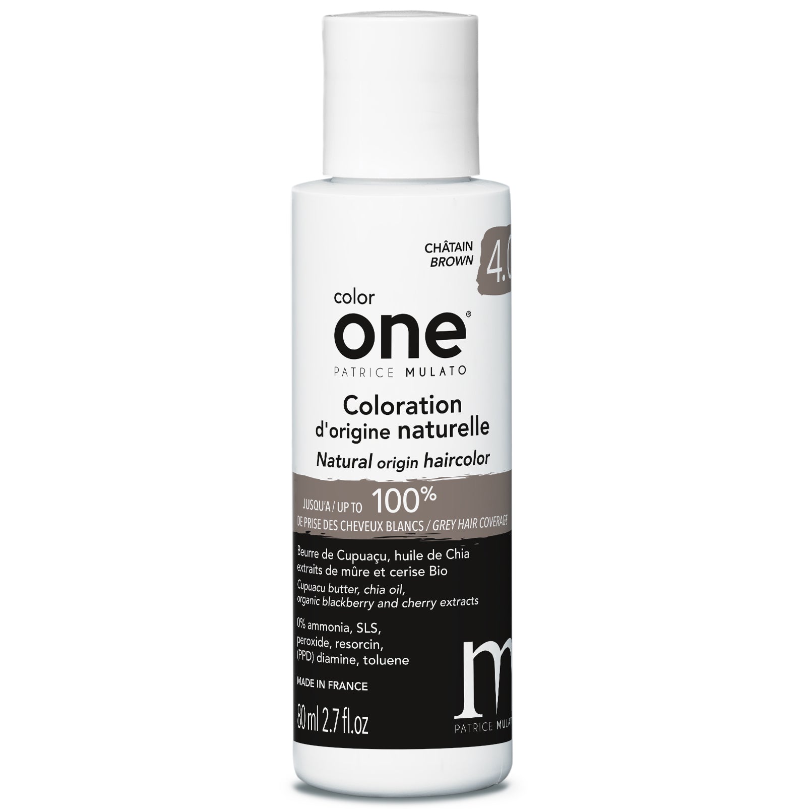 Mulato Color One 4.0 Châtain 80ml