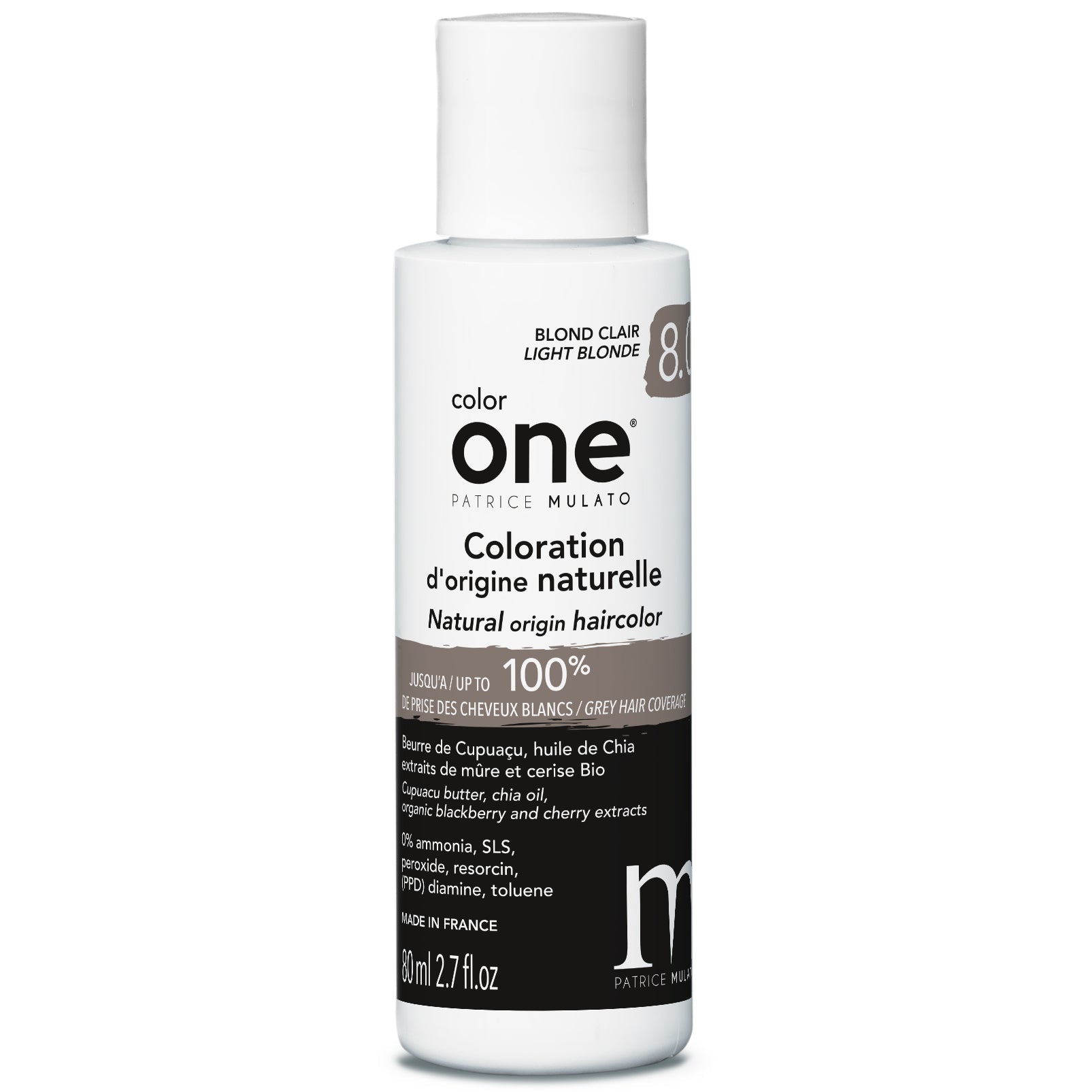 Mulato Color One 8.0 Blond Clair 80ml