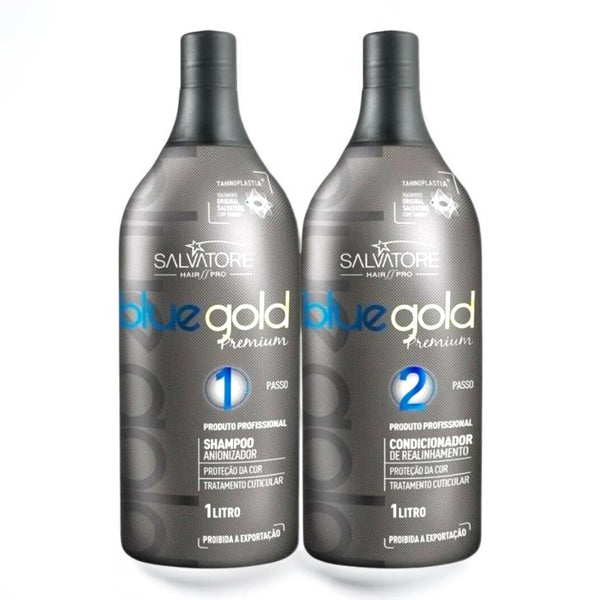 Kit Lissage Tanin Salvatore Blue Gold 