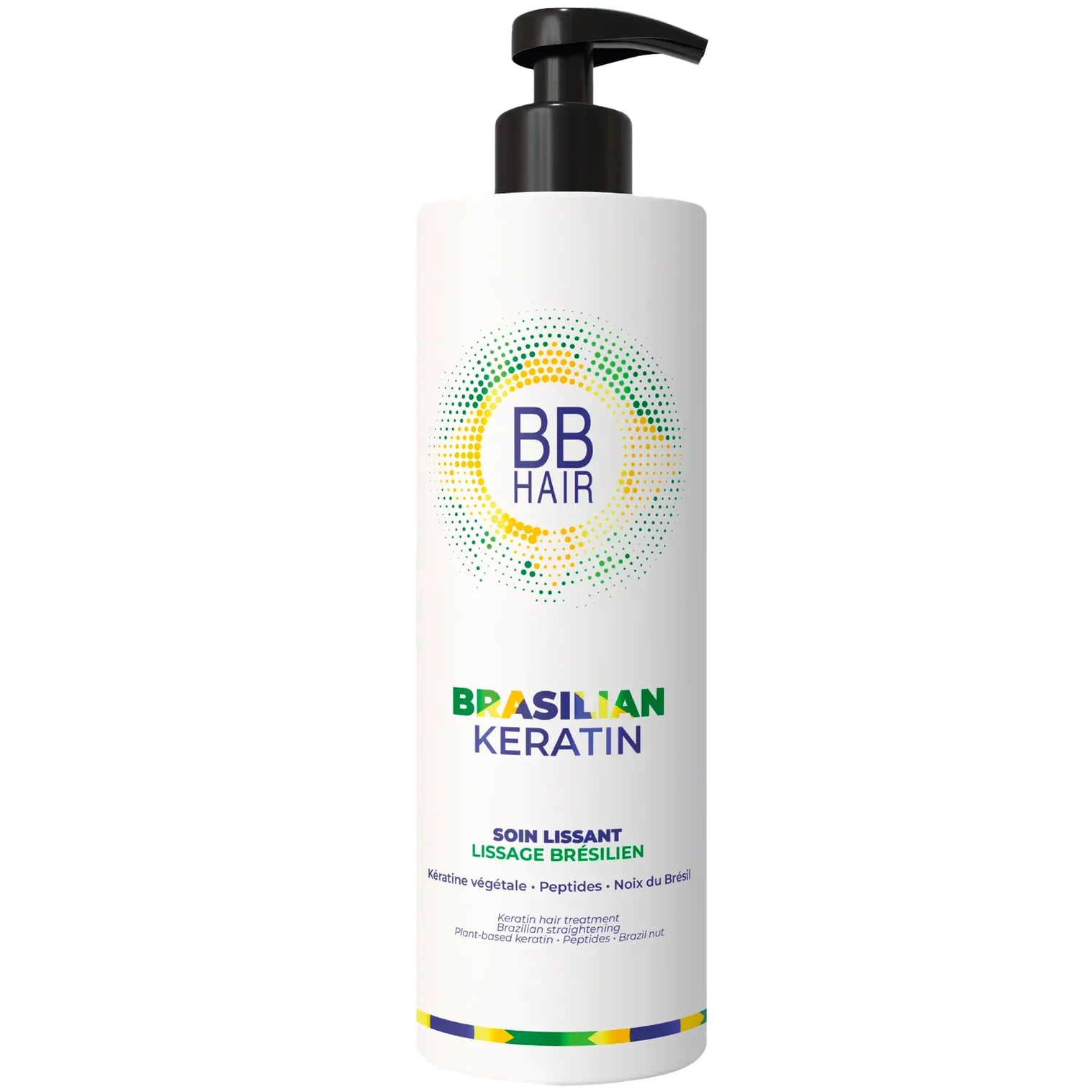 BBHair Lissage Brésilien Kératine PLEX — Kit Salon (Shampooing Clarifiant + Lissage 500ml)