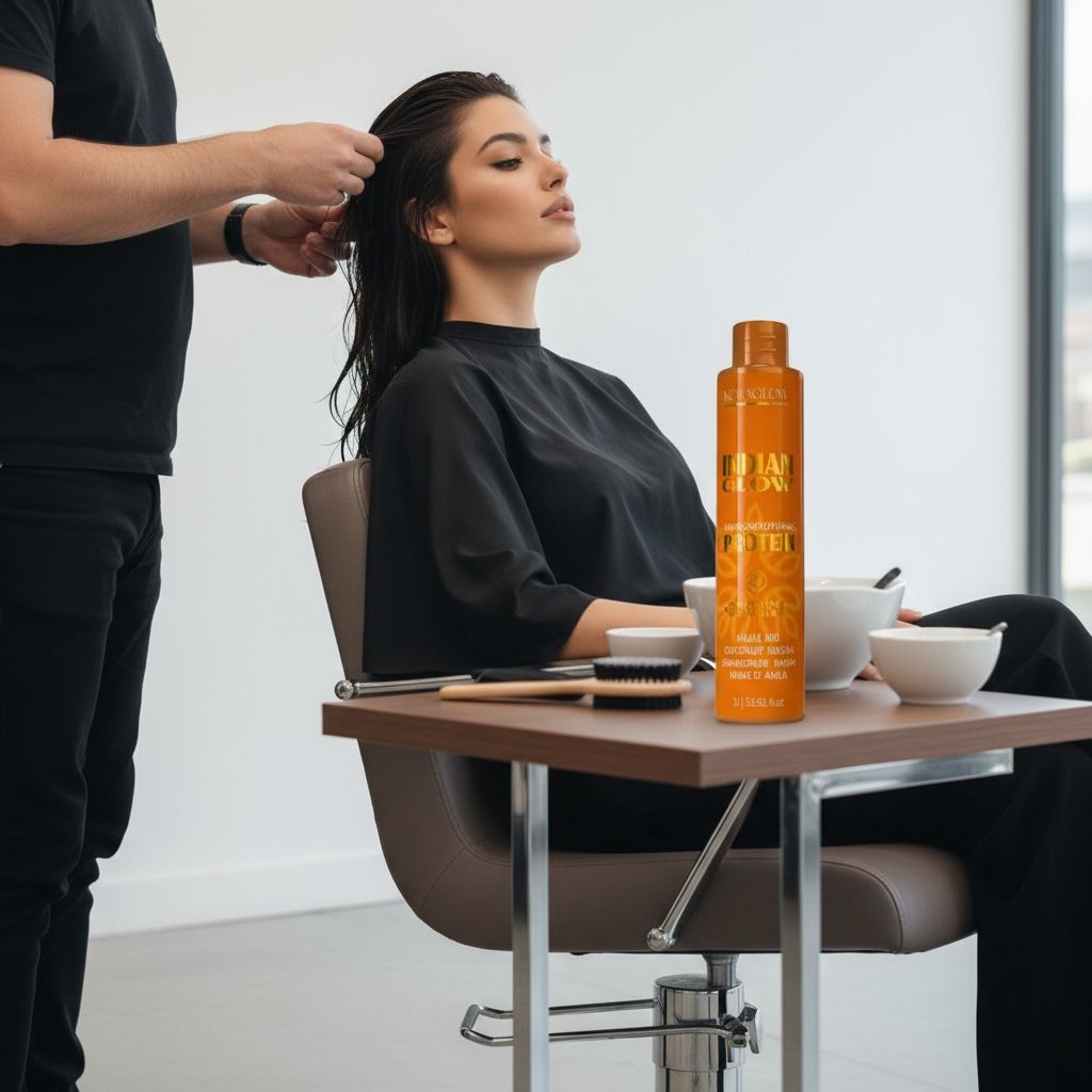 Lissage indien keraglow 1L + Masque offert 500ml