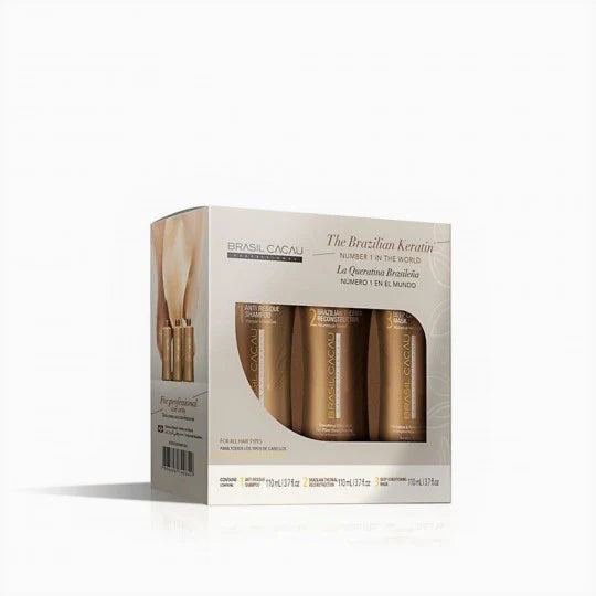 Kit Brasil Cacau CADIVEU THERMAL 3X100ml