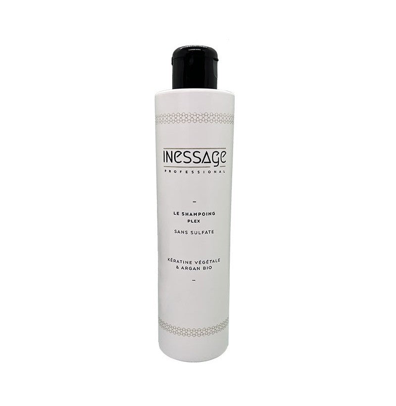 Shampoing PLEX 250ml Sans Sulfate — Kératine Végétale & Argan Bio, Cheveux Secs & Abîmés