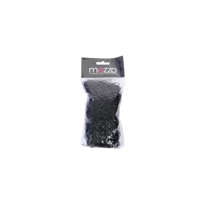 MEZZO Élastiques Silicone Noirs 20mm 2000 pièces