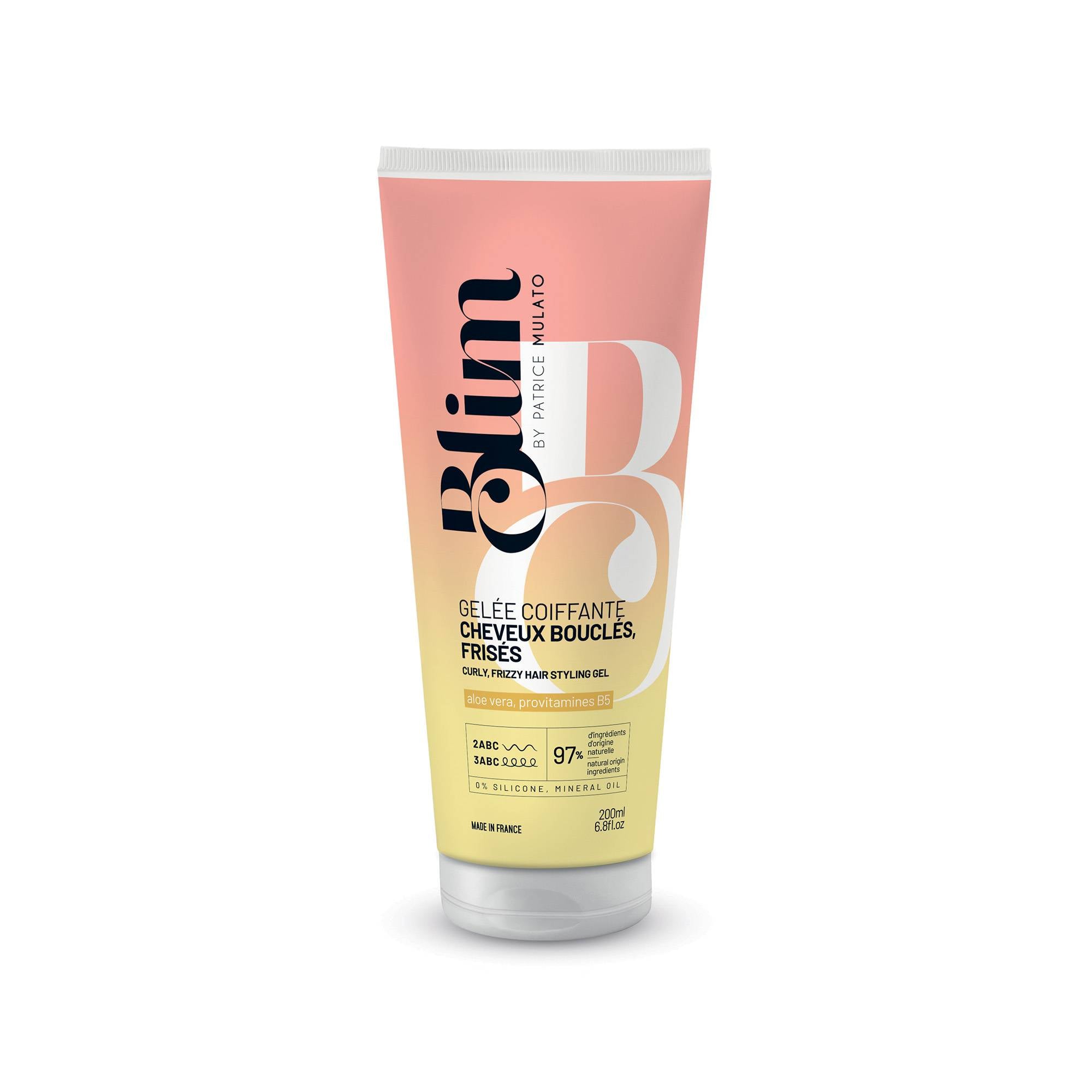 Mulato Gelée cheveux bouclés frisés 200ml