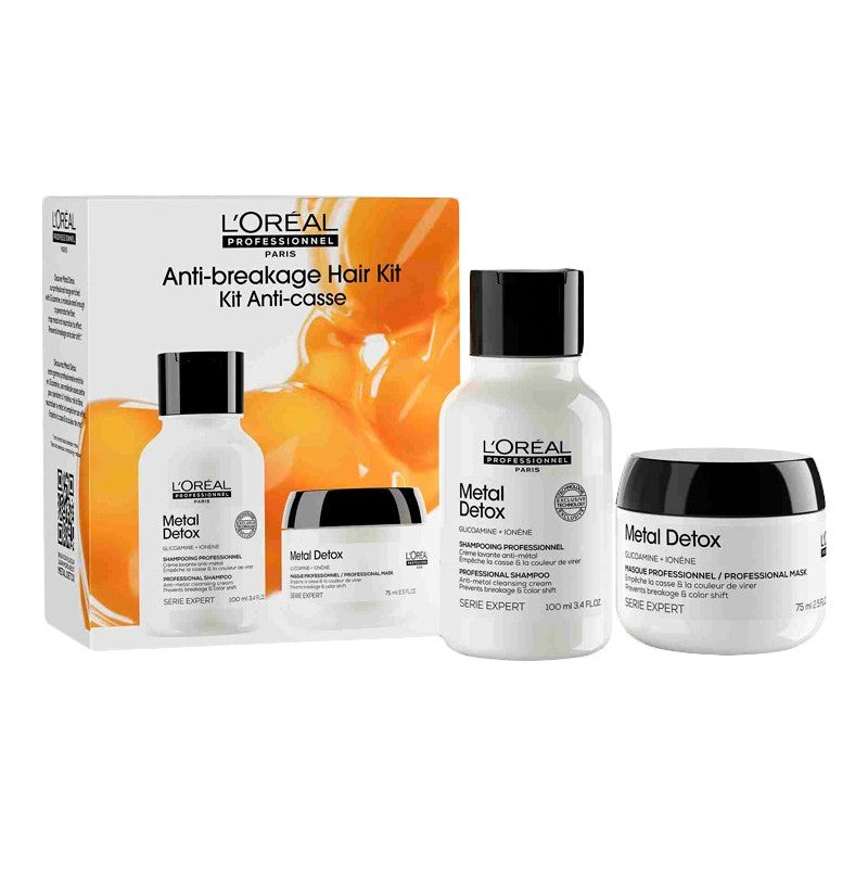 L'Oréal Professionnel Metal Detox Kit Duo Anti-Casse — Shampooing 100ml + Masque 75ml