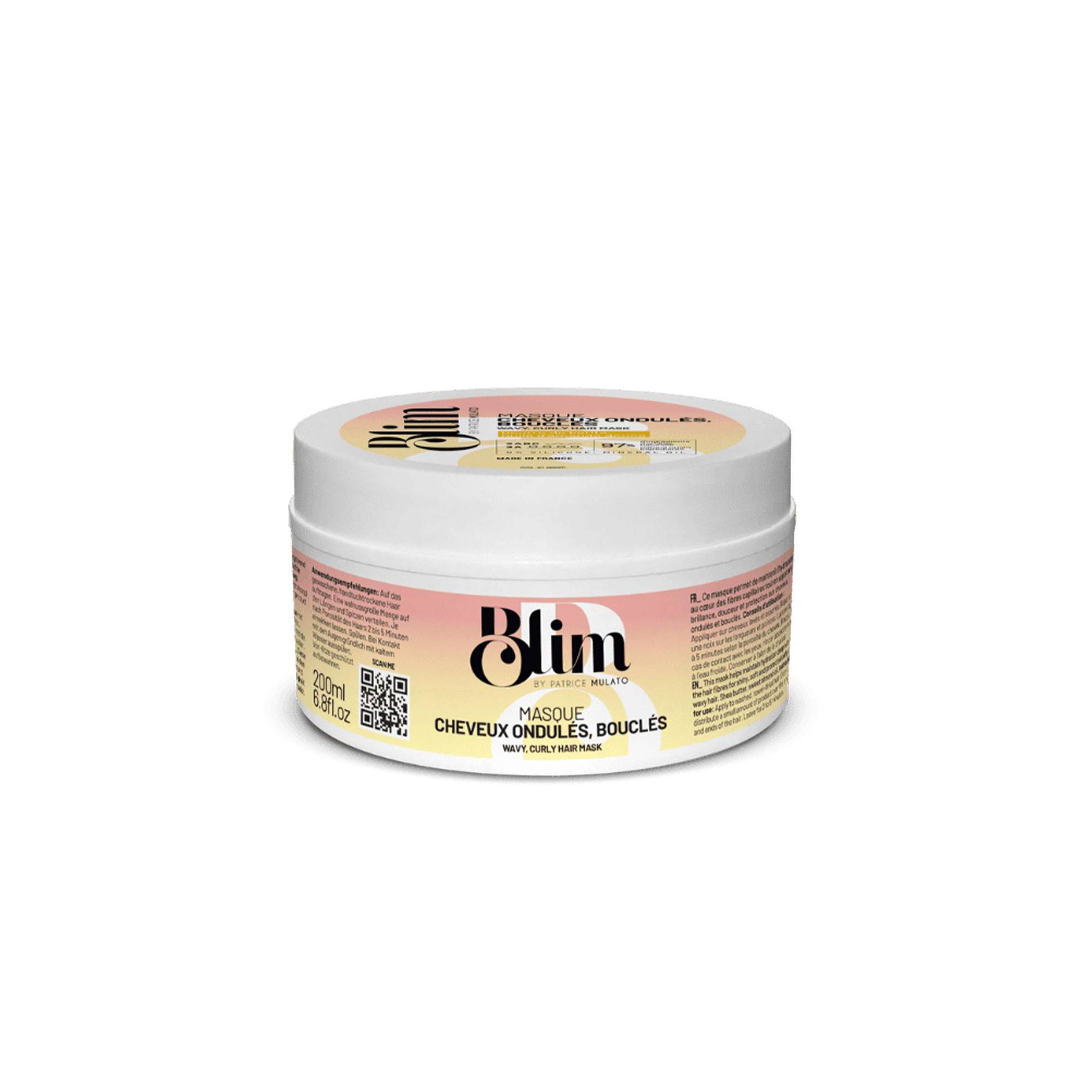 Mulato Masque cheveux ondulés bouclés 200ml