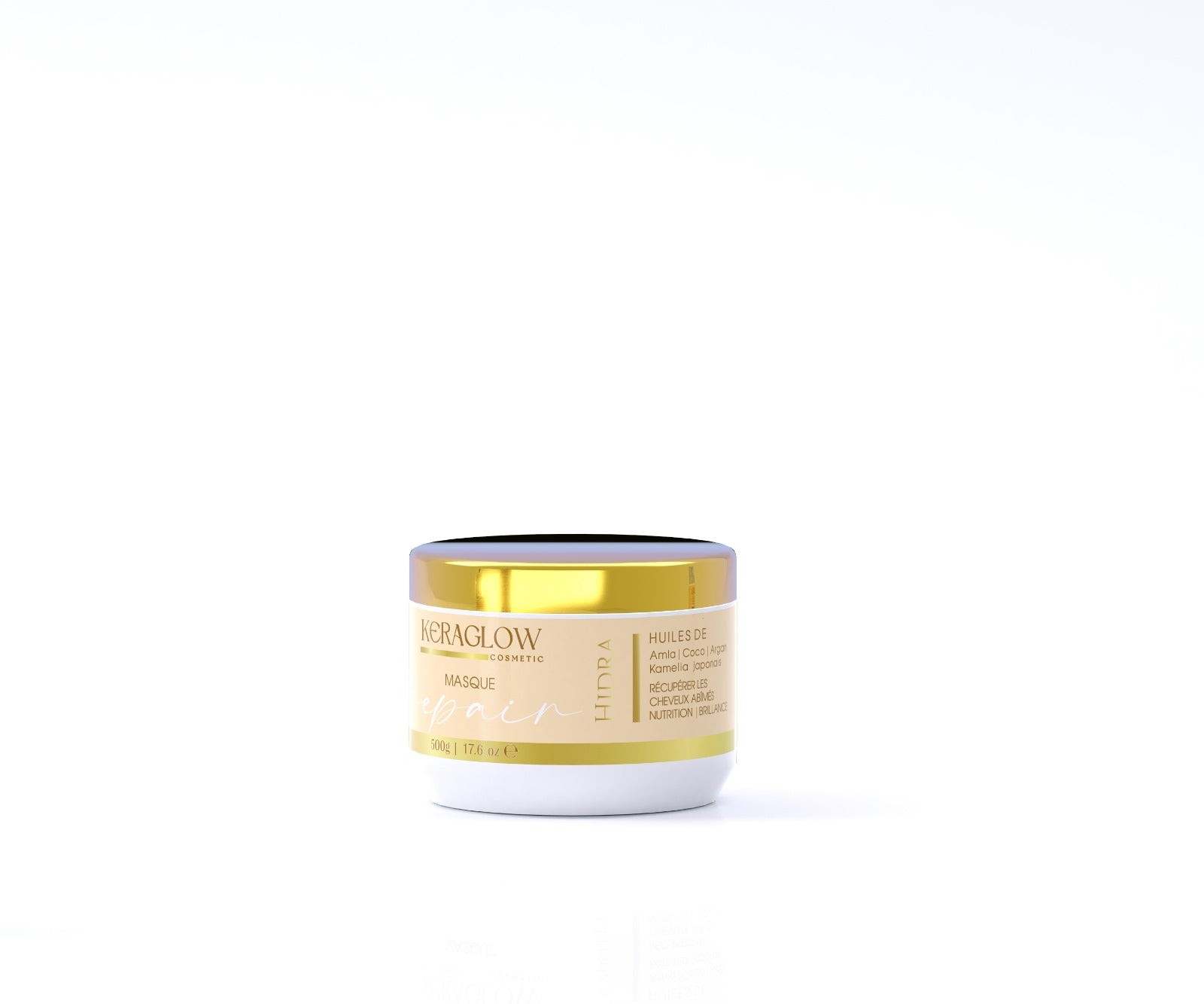 Lot professionnel x6 Hydra Repair sans sulfate : shampoing 500 ml, masque 500 ml et sérum 100 ml. Enrichi en huiles d’Amla, Coco, Argan et Kamelia. Idéal entretien lissage et cheveux secs.">