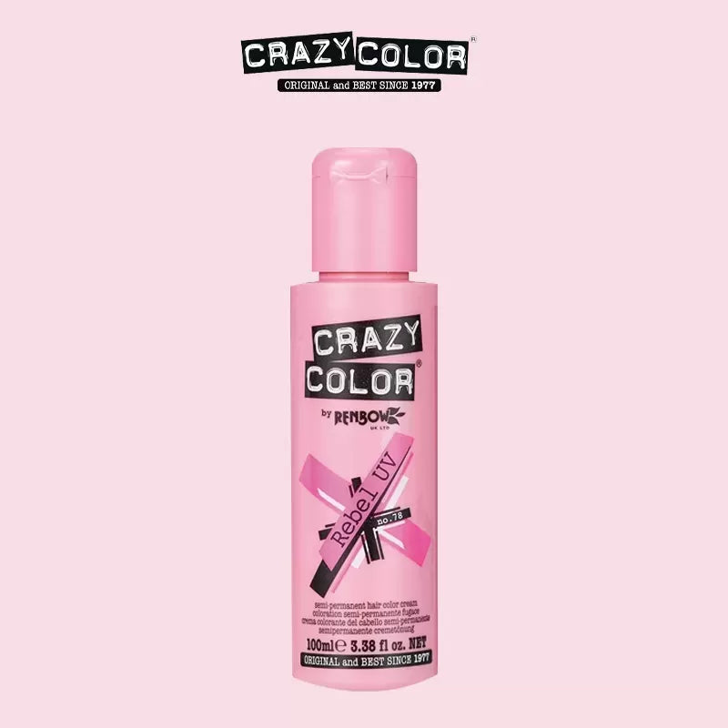 Crazy Color Coloration Semi-Permanente 100ml Nuances Fashion