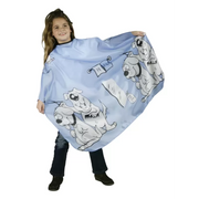 Peignoir Cape Enfant Dogy Cut Bleu Academy