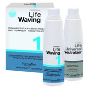 Farmavita Life Acid Permanente Structurante Cheveux Naturels 110+110ml - Boucles Douces & Durables