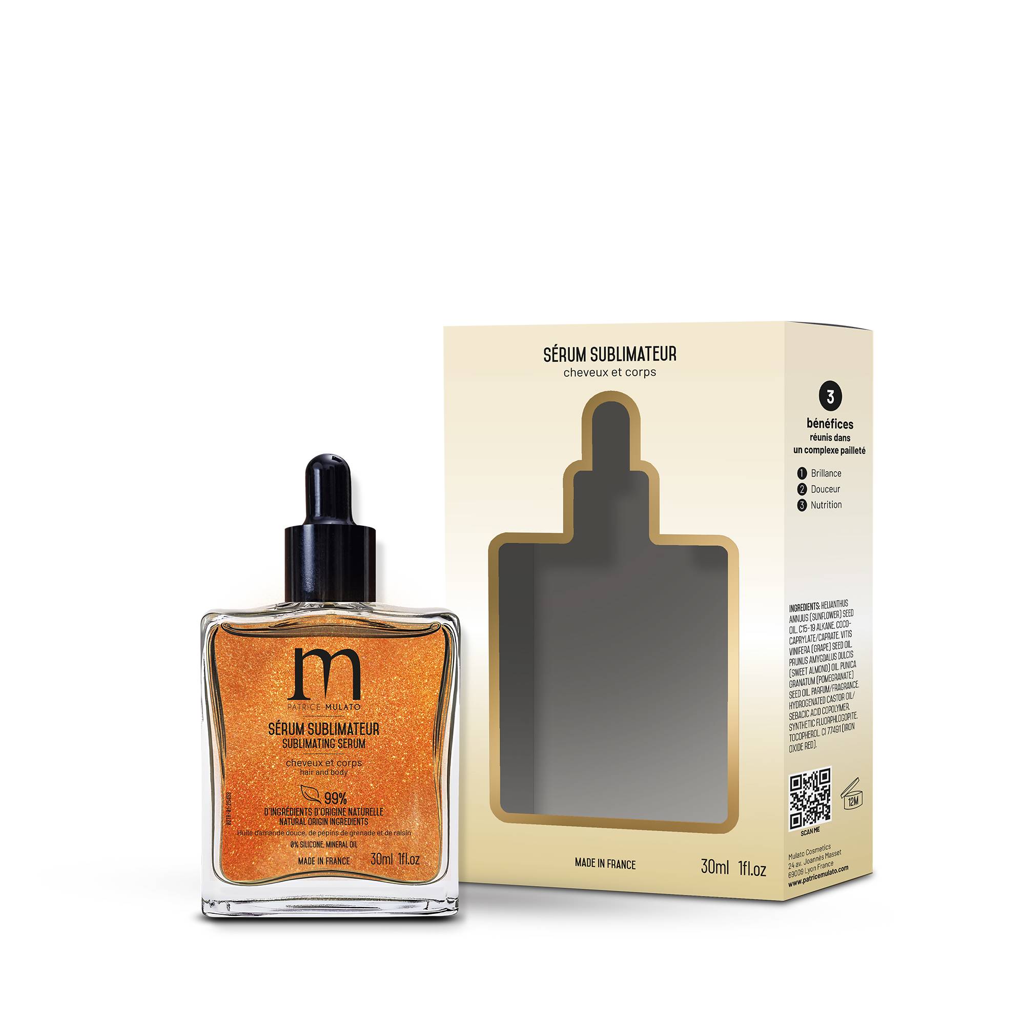 Mulato Sérum sublimateur cheveux et corps 30ml