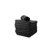 Serviettes Éponge Noires 100% Coton 60x90cm Lot de 12 Academy Alexandrie