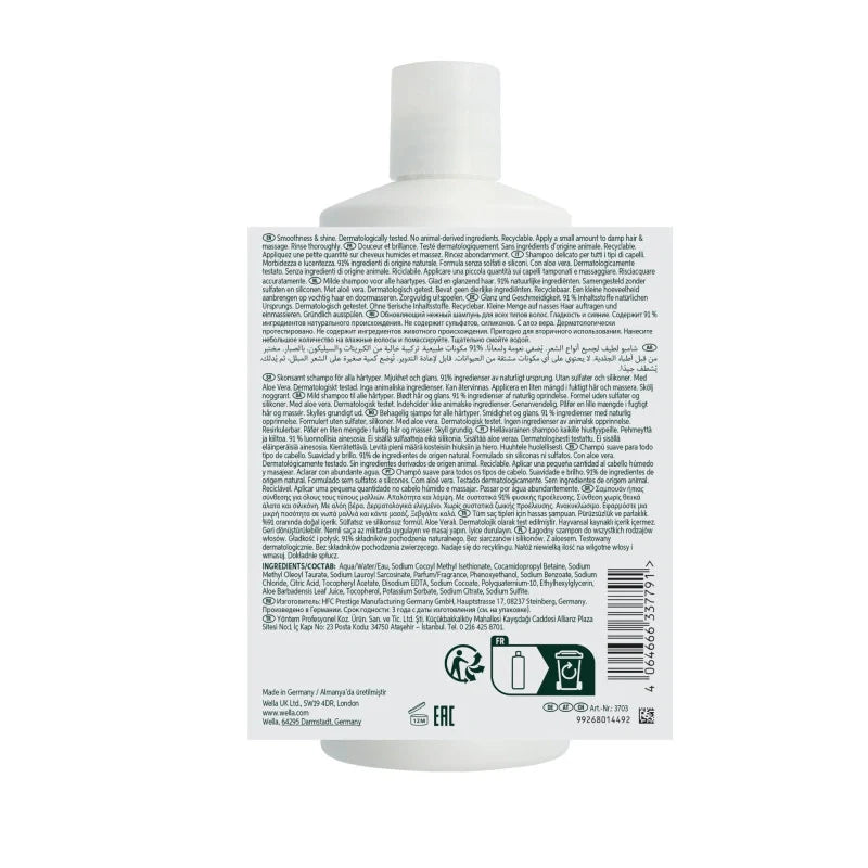 Shampooing Régénérant Renewing Elements Wella 8