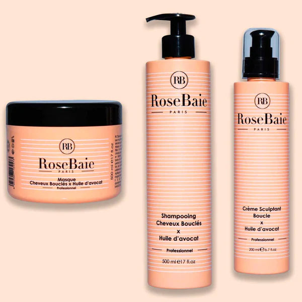 Produit cheveux bouclés - masque, shampoing & crème - Définir et sublimer les boucles 3 produits